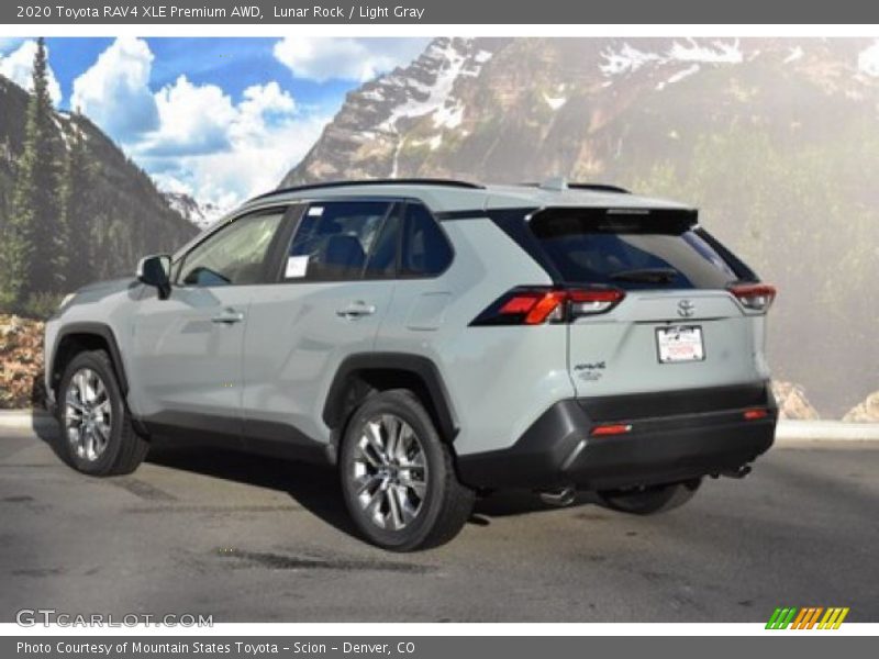 Lunar Rock / Light Gray 2020 Toyota RAV4 XLE Premium AWD