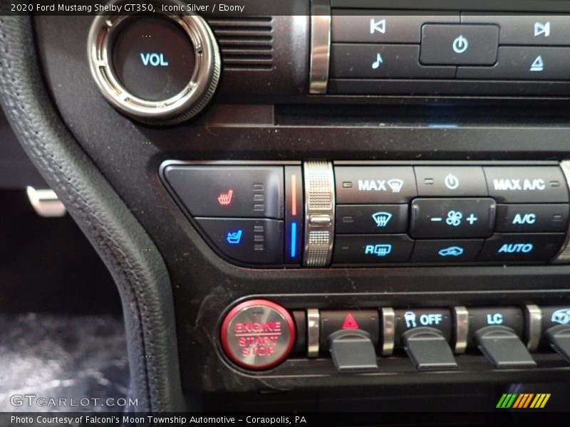 Controls of 2020 Mustang Shelby GT350