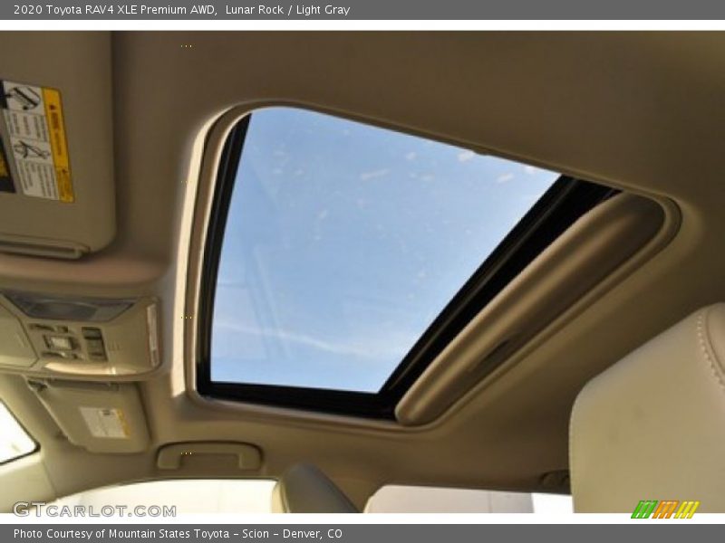 Lunar Rock / Light Gray 2020 Toyota RAV4 XLE Premium AWD