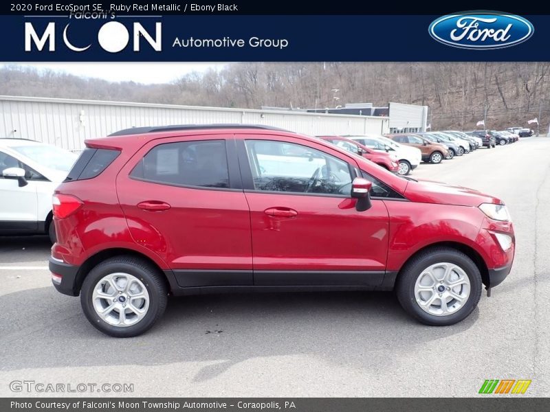 Ruby Red Metallic / Ebony Black 2020 Ford EcoSport SE