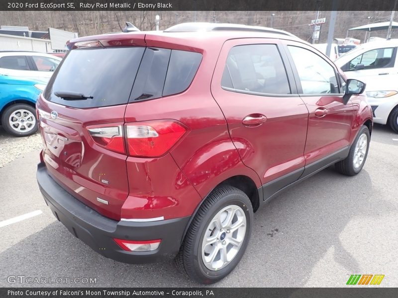 Ruby Red Metallic / Ebony Black 2020 Ford EcoSport SE