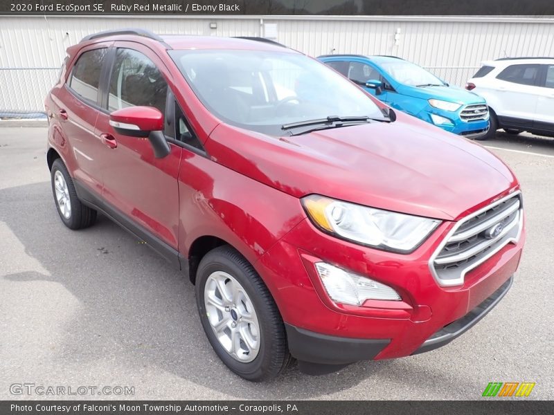 Ruby Red Metallic / Ebony Black 2020 Ford EcoSport SE