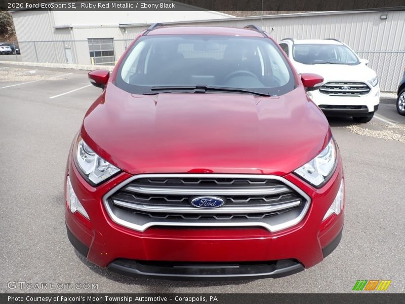 Ruby Red Metallic / Ebony Black 2020 Ford EcoSport SE