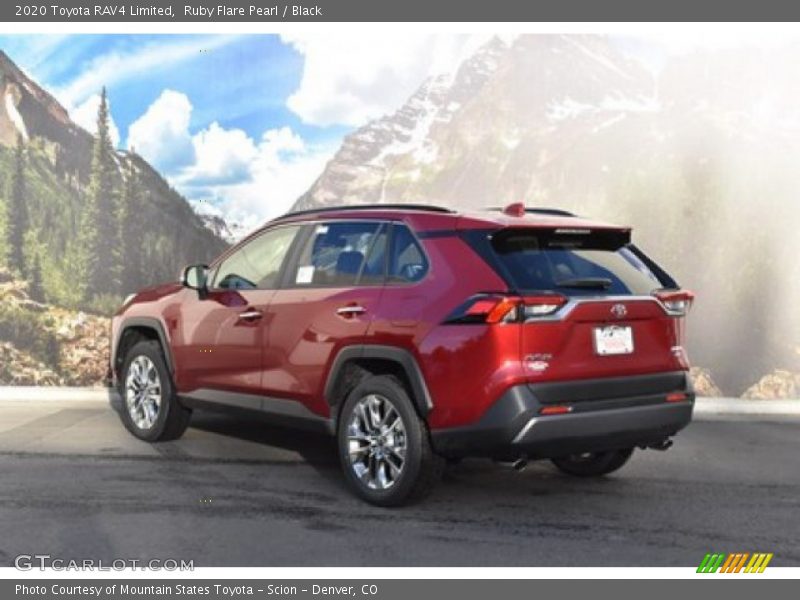 Ruby Flare Pearl / Black 2020 Toyota RAV4 Limited