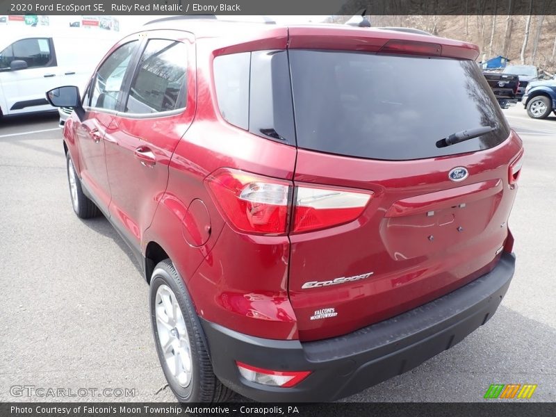 Ruby Red Metallic / Ebony Black 2020 Ford EcoSport SE