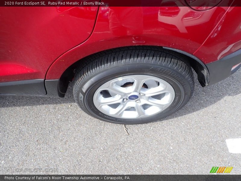 Ruby Red Metallic / Ebony Black 2020 Ford EcoSport SE