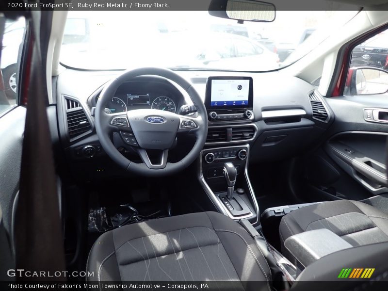 Ruby Red Metallic / Ebony Black 2020 Ford EcoSport SE