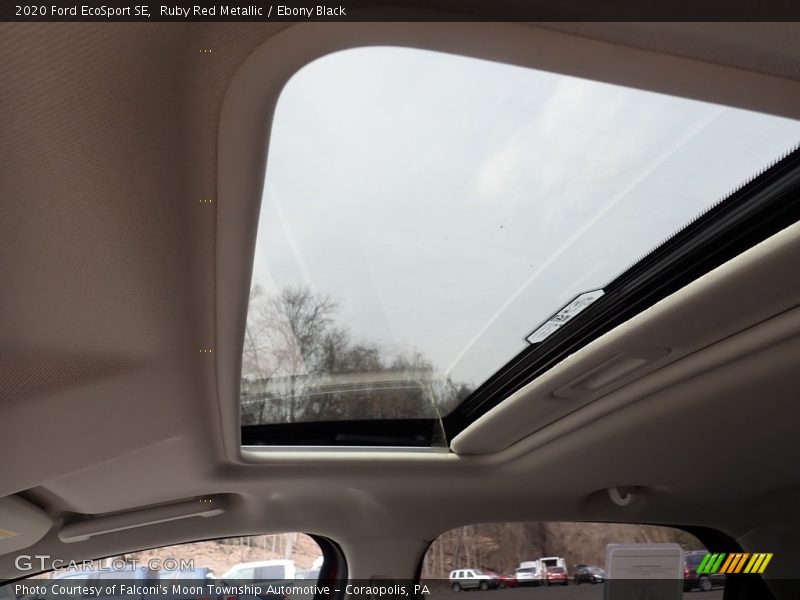 Ruby Red Metallic / Ebony Black 2020 Ford EcoSport SE