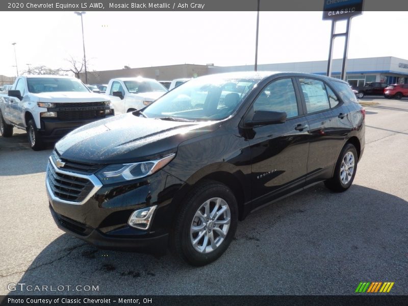 Mosaic Black Metallic / Ash Gray 2020 Chevrolet Equinox LS AWD