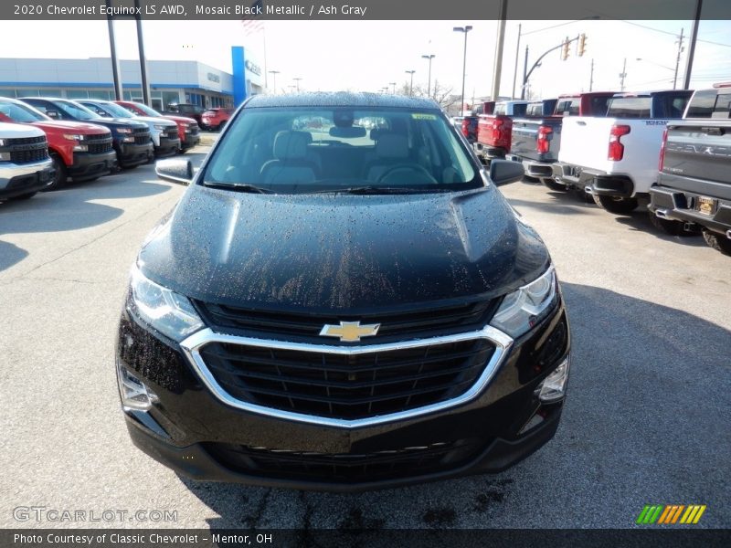 Mosaic Black Metallic / Ash Gray 2020 Chevrolet Equinox LS AWD