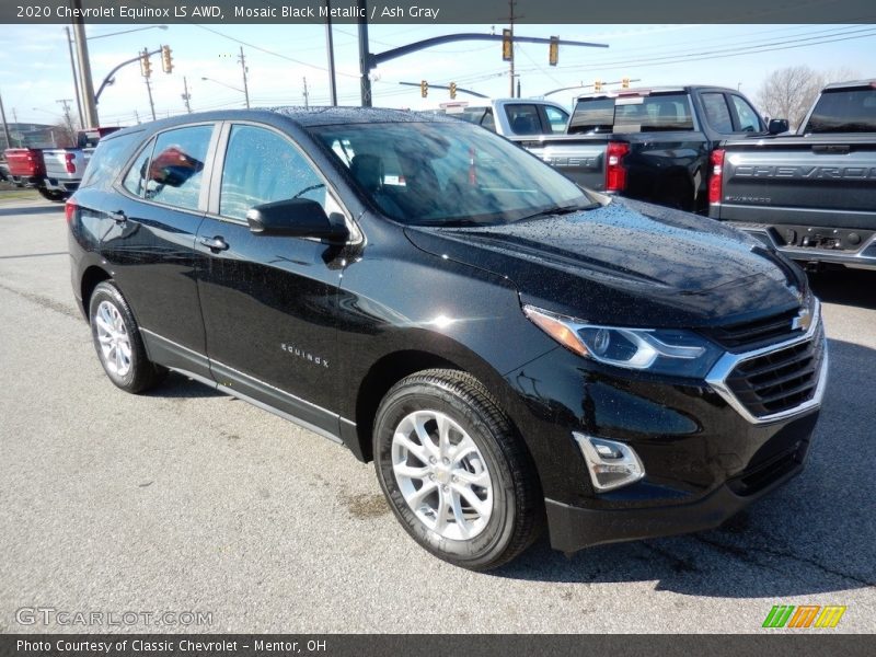 Mosaic Black Metallic / Ash Gray 2020 Chevrolet Equinox LS AWD