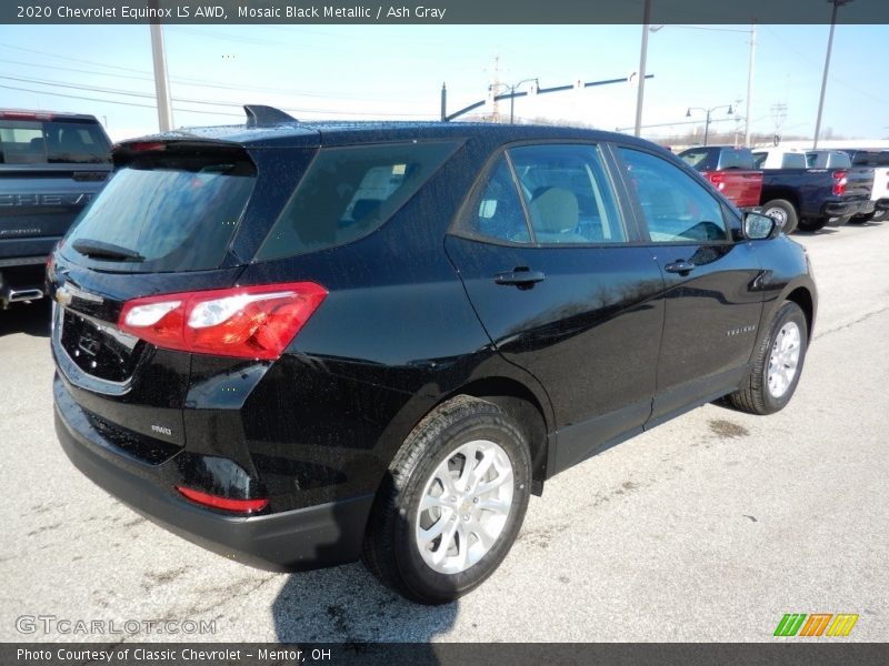Mosaic Black Metallic / Ash Gray 2020 Chevrolet Equinox LS AWD