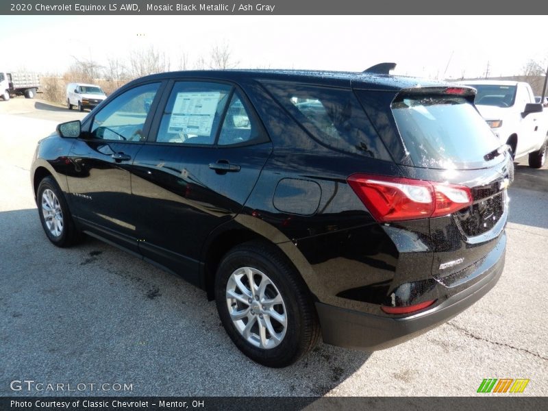 Mosaic Black Metallic / Ash Gray 2020 Chevrolet Equinox LS AWD