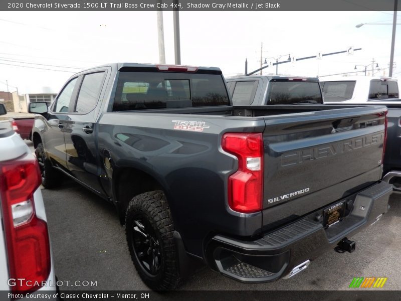 Shadow Gray Metallic / Jet Black 2020 Chevrolet Silverado 1500 LT Trail Boss Crew Cab 4x4