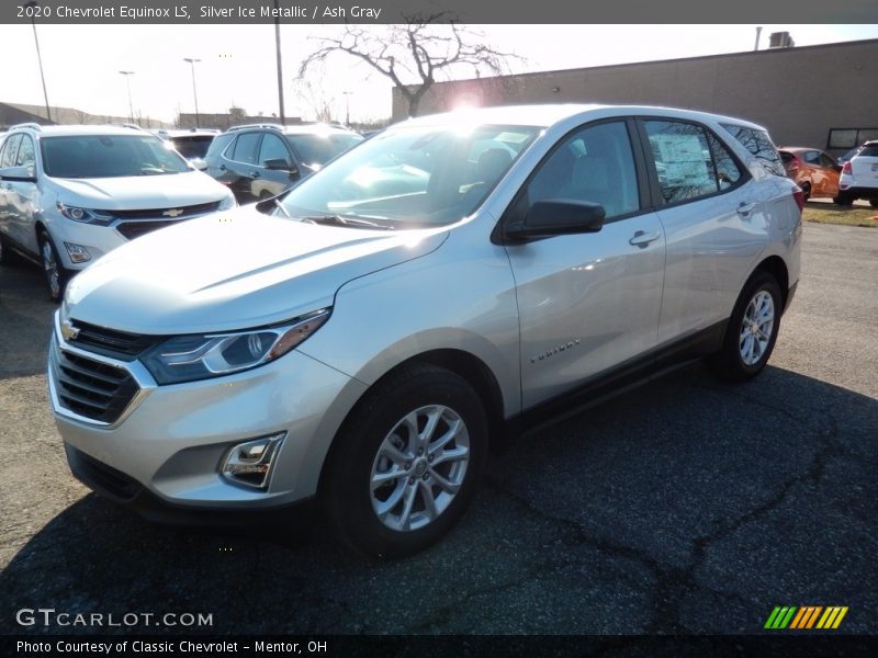 Silver Ice Metallic / Ash Gray 2020 Chevrolet Equinox LS