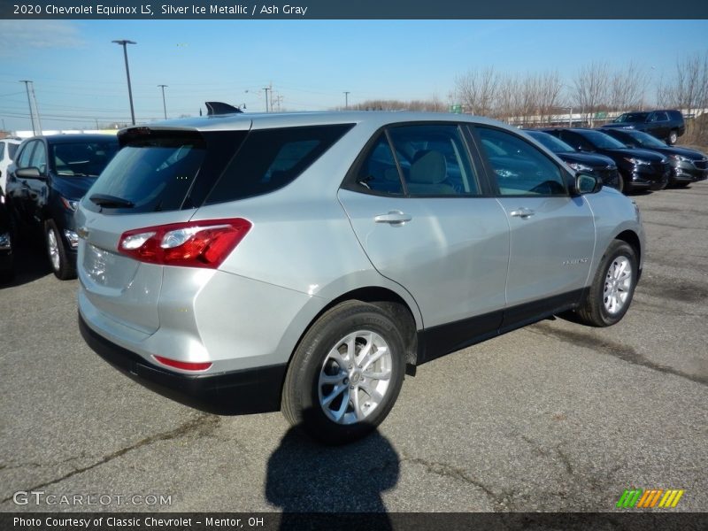 Silver Ice Metallic / Ash Gray 2020 Chevrolet Equinox LS