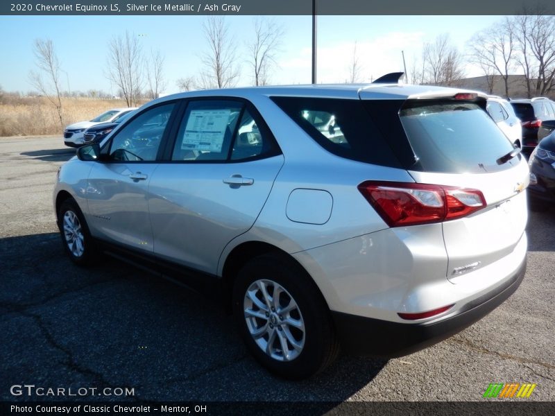 Silver Ice Metallic / Ash Gray 2020 Chevrolet Equinox LS