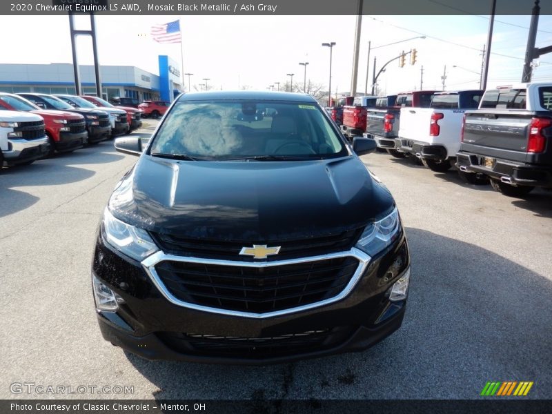 Mosaic Black Metallic / Ash Gray 2020 Chevrolet Equinox LS AWD