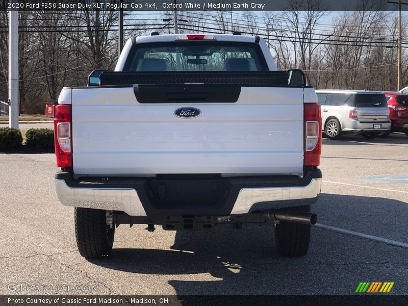 Oxford White / Medium Earth Gray 2020 Ford F350 Super Duty XLT Regular Cab 4x4