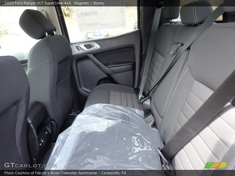 Rear Seat of 2020 Ranger XLT SuperCrew 4x4