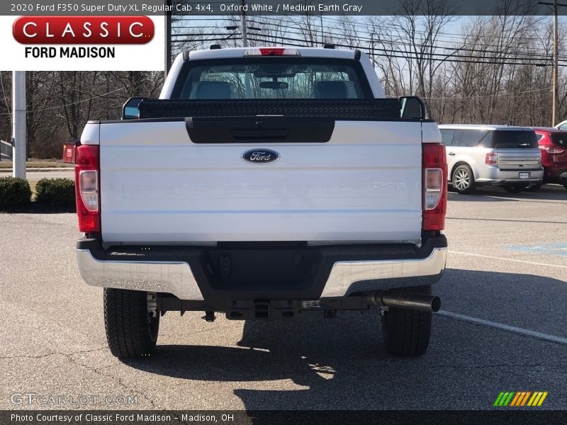 Oxford White / Medium Earth Gray 2020 Ford F350 Super Duty XL Regular Cab 4x4