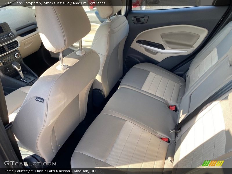 Smoke Metallic / Medium Light Stone 2020 Ford EcoSport S