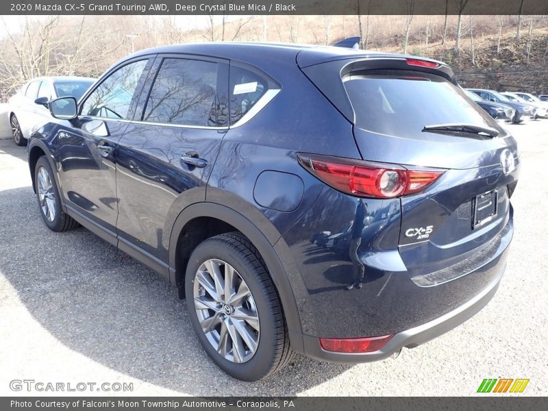 Deep Crystal Blue Mica / Black 2020 Mazda CX-5 Grand Touring AWD