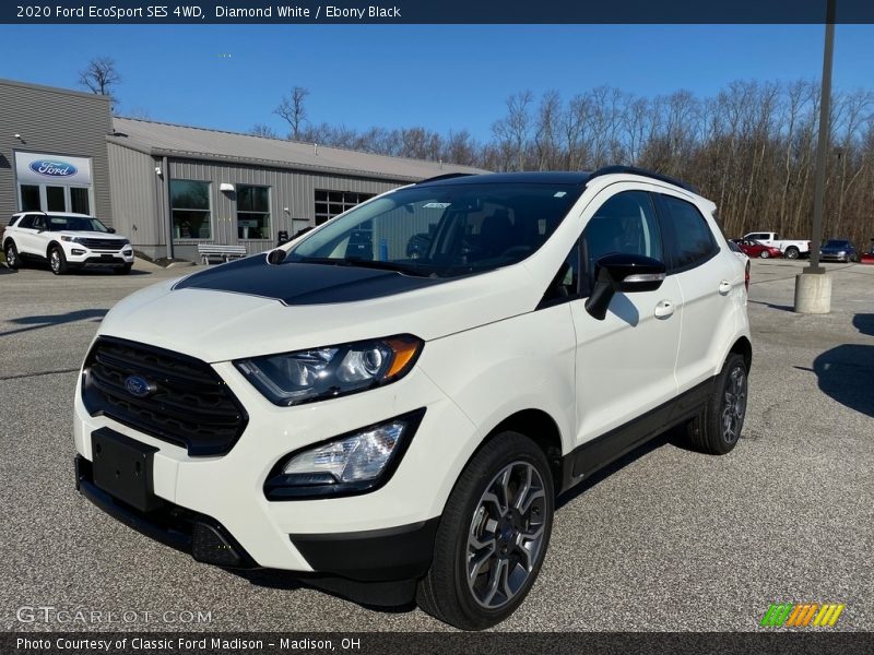Diamond White / Ebony Black 2020 Ford EcoSport SES 4WD