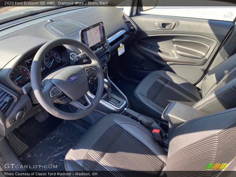 Diamond White / Ebony Black 2020 Ford EcoSport SES 4WD