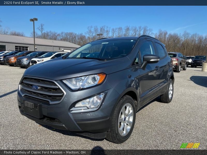 Smoke Metallic / Ebony Black 2020 Ford EcoSport SE