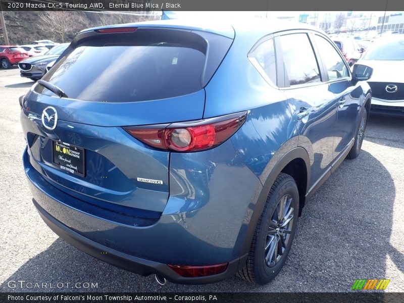 Eternal Blue Mica / Black 2020 Mazda CX-5 Touring AWD