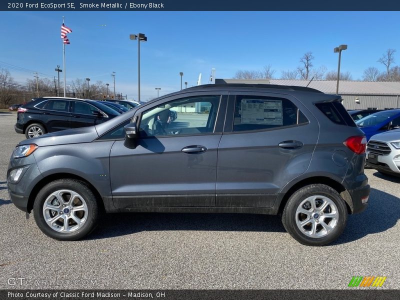 Smoke Metallic / Ebony Black 2020 Ford EcoSport SE