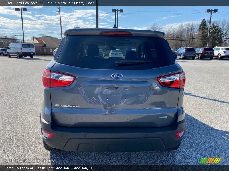Smoke Metallic / Ebony Black 2020 Ford EcoSport SE