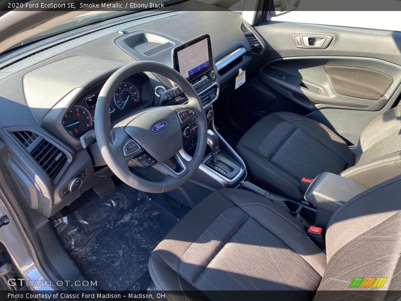 Smoke Metallic / Ebony Black 2020 Ford EcoSport SE
