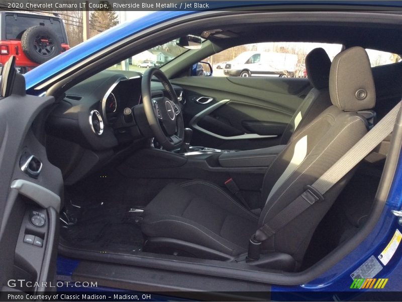 Riverside Blue Metallic / Jet Black 2020 Chevrolet Camaro LT Coupe