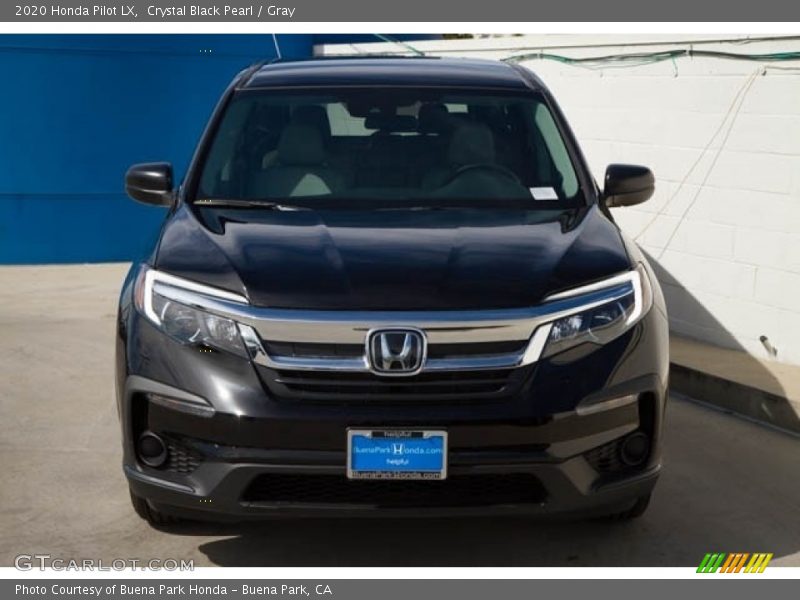 Crystal Black Pearl / Gray 2020 Honda Pilot LX