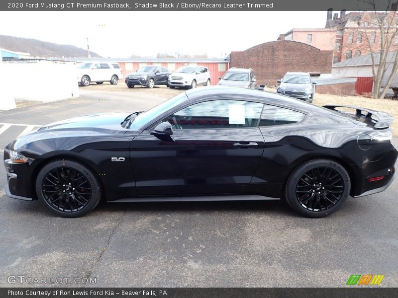  2020 Mustang GT Premium Fastback Shadow Black