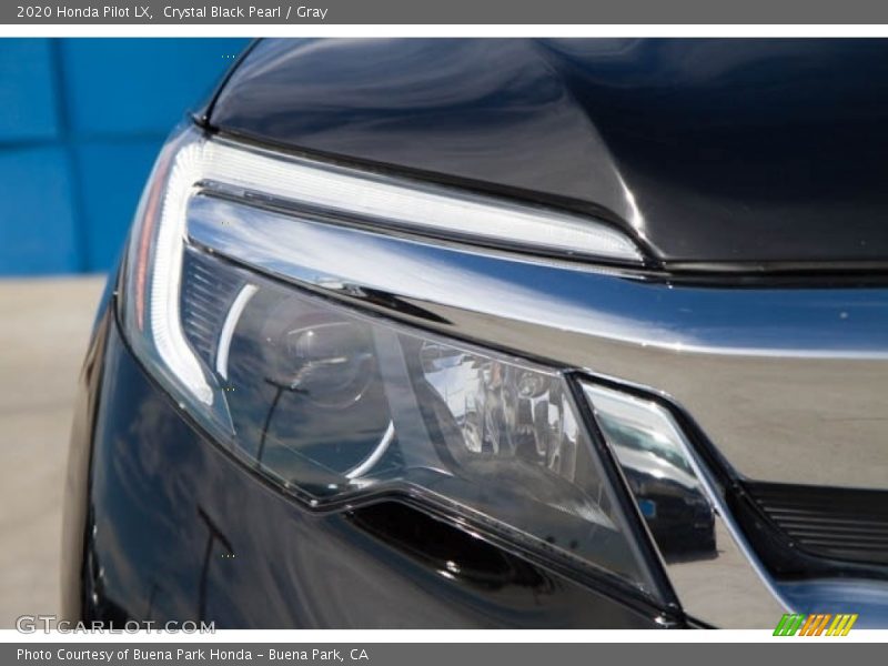 Crystal Black Pearl / Gray 2020 Honda Pilot LX