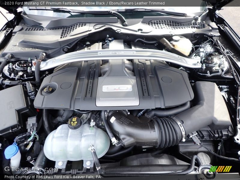  2020 Mustang GT Premium Fastback Engine - 5.0 Liter DOHC 32-Valve Ti-VCT V8