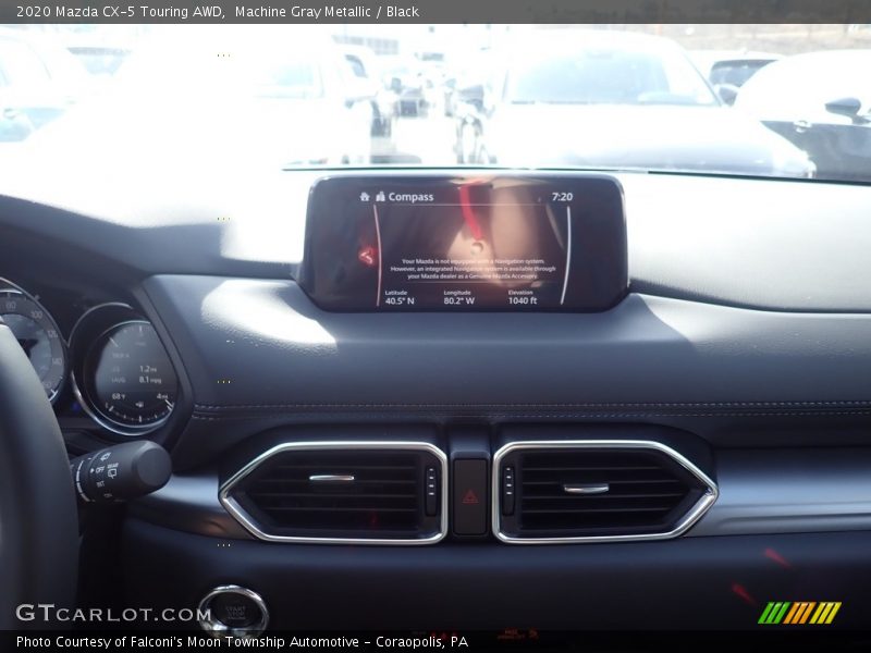 Machine Gray Metallic / Black 2020 Mazda CX-5 Touring AWD