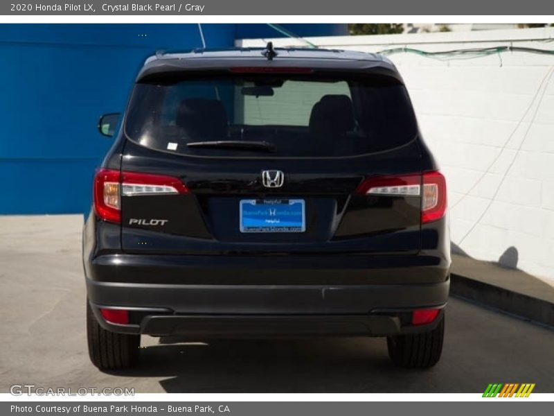 Crystal Black Pearl / Gray 2020 Honda Pilot LX