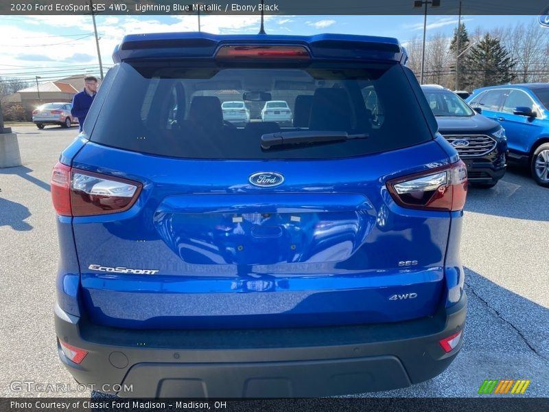 Lightning Blue Metallic / Ebony Black 2020 Ford EcoSport SES 4WD