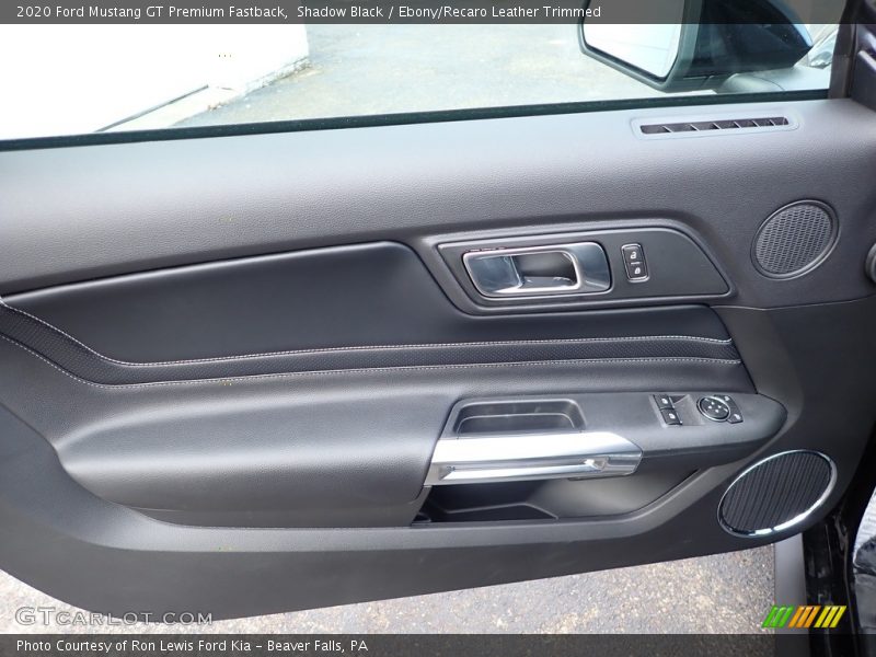 Door Panel of 2020 Mustang GT Premium Fastback