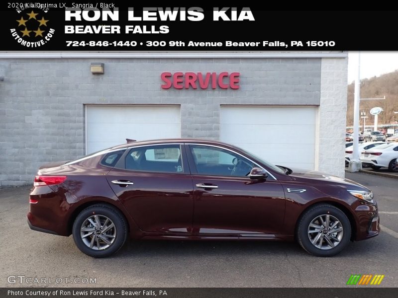 Sangria / Black 2020 Kia Optima LX