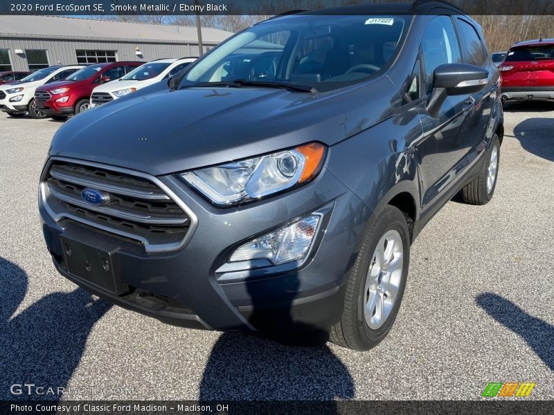 Smoke Metallic / Ebony Black 2020 Ford EcoSport SE