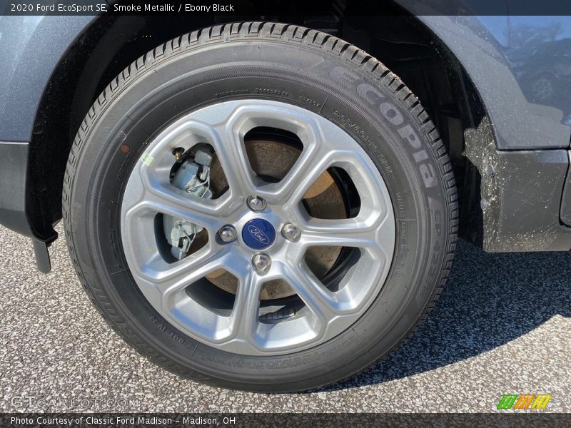 Smoke Metallic / Ebony Black 2020 Ford EcoSport SE