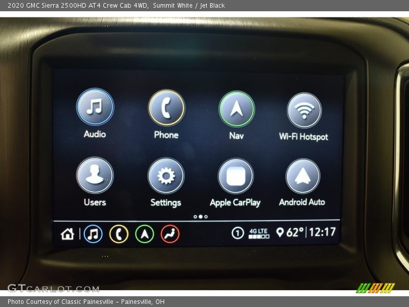 Summit White / Jet Black 2020 GMC Sierra 2500HD AT4 Crew Cab 4WD