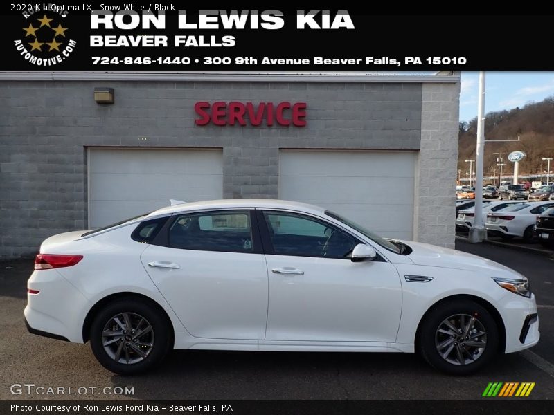 Snow White / Black 2020 Kia Optima LX