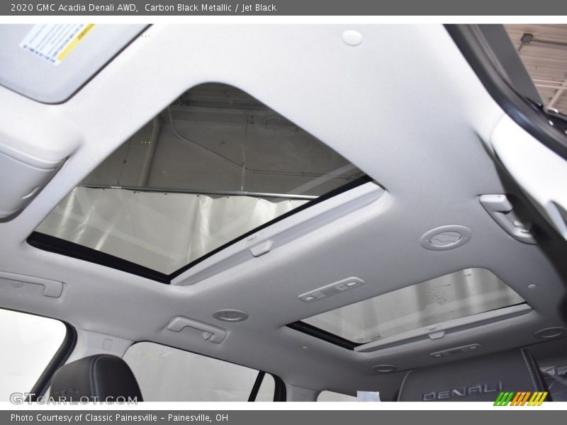 Carbon Black Metallic / Jet Black 2020 GMC Acadia Denali AWD