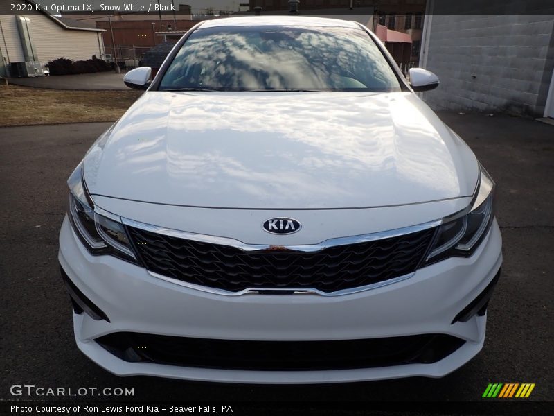 Snow White / Black 2020 Kia Optima LX